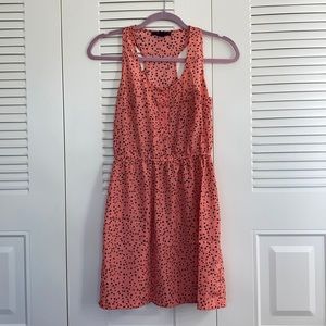 Pink flowy dress